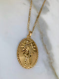 Large Oval Saint Jude Necklace