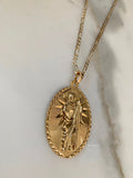 Large Oval Saint Jude Necklace