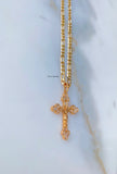 On Sale! Gold Plated Crucifix Necklace