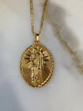 Large Oval Saint Jude Necklace