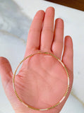 Diamond Cut Gold Dipped Hoops