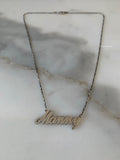 Sterling Silver Custom Name Necklace