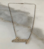 Sterling Silver Custom Name Necklace