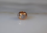 Gold Plated Floral CZ Ball Necklace In 2 Styles