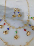 Elephant And Eye Jewelry Set