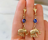 Elephant And Eye Jewelry Set
