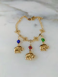 Elephant And Eye Jewelry Set