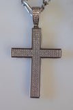 Big Bling Cross In White