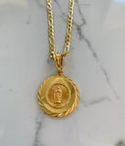 Gold Plated Virgin Mary Necklace