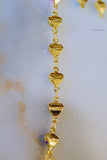 Reversible Gold Plated Heart Eye And Love Breakable Set