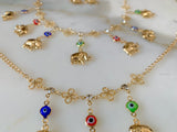 Elephant And Eye Jewelry Set