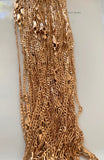 Thin 18 Inch Rose Gold Plated Figaro Chain