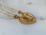 Jesus And Mary Breakable Heart With Two Chains