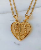 Jesus And Mary Breakable Heart With Two Chains