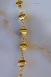 Reversible Gold Plated Heart Eye And Love Breakable Set