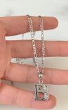 Bling Initials In White
