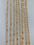 Gold Plated 20 Inch Chain