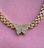 Extra Fancy Butterfly Necklace