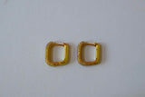 Small Square Diamond Hoops
