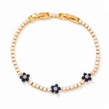 Sapphire Heidi Floral Bracelet
