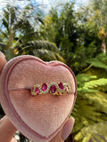 Oval Ruby Band