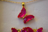 Lucky Butterfly Set (Hot Pink)