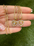 Little Heart Necklace (Pink or White)