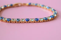 Dark Blue Eye Line Bracelet