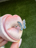 Sapphire Baguette Butterfly Ring