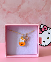 Pumpkin Kitty With Initial