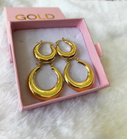 Moon Hoops In 2 Size Options