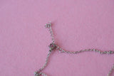 Large Icy Silver Saint Jude (Rolo Chain)