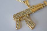 Diamond Gun Necklace