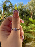 Vintage Inspired Purple Ring