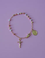 Saint Jude Rosary Style Bracelet