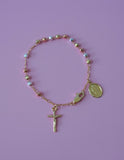 Saint Jude Rosary Style Bracelet
