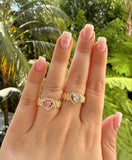 Jay's Heart Ring (White)