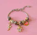 Teddy Bear Charm Bracelet