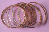Scarlett Tricolor 7 Bangle Set