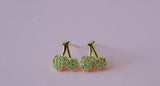 Dainty Cherry Studs