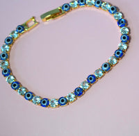 Dark Blue Eye Line Bracelet