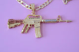 Tricolor Machine Gun (Extra Thick Chain)