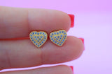 Dainty Heart Studs
