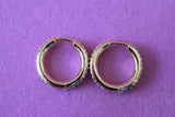 Icy Huggie Hoops