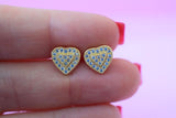 Dainty Heart Studs