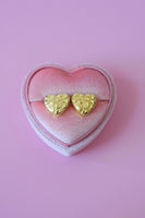Nugget Heart Earrings