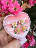 Hibiscus Studs (2 Shades Of Pink)