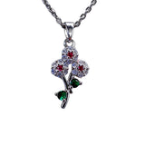 Bouquet Necklace In Gold Or Silver