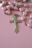 Pink Heart Rosary