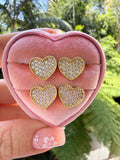 Cassie Heart Studs